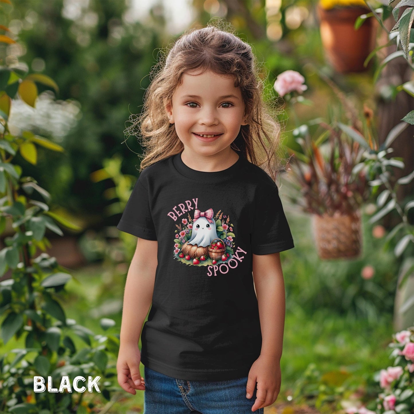 Berry Spooky Kids Halloween Shirt Cute Halloween Shirt Kids Fall Shirt Ghost Tee Cute Ghost Shirt