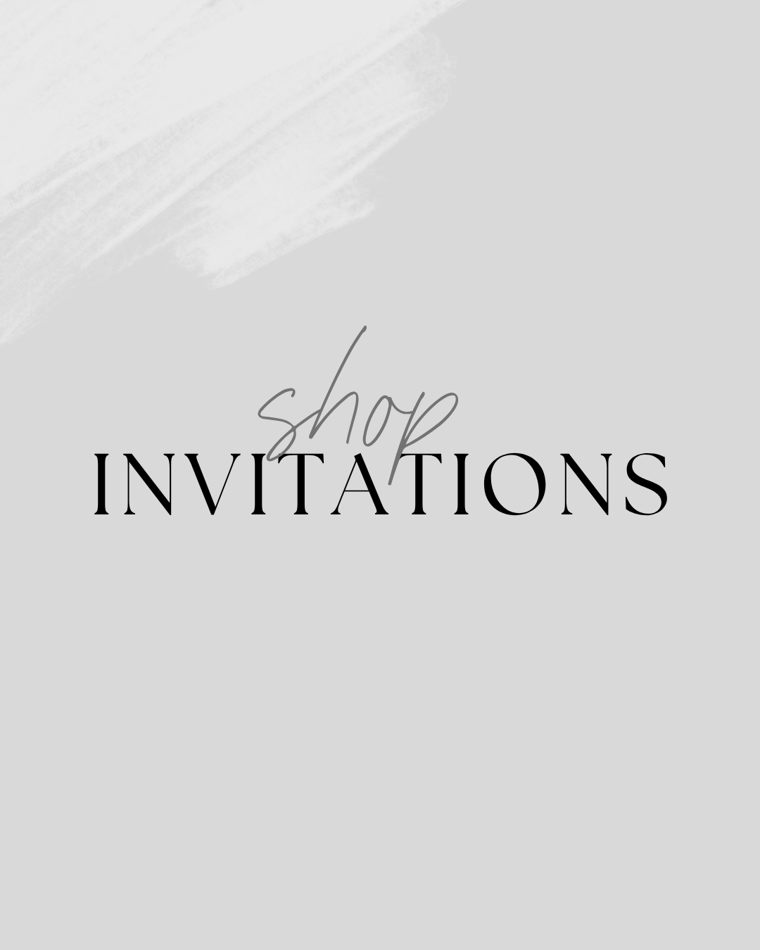 Shop Invitations