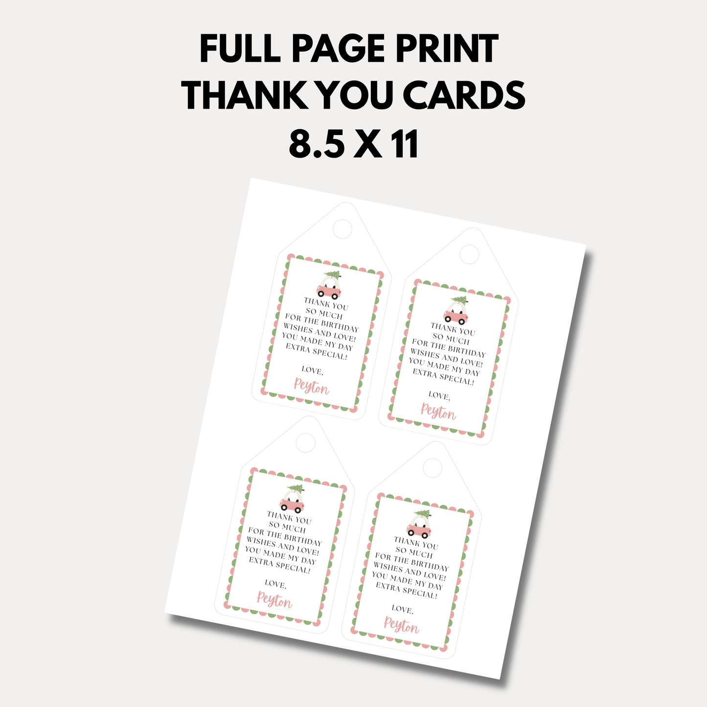 Oh What Fun Birthday Invitation Christmas Pink First Birthday Invite Toy Car 1st Birthday Party Invite