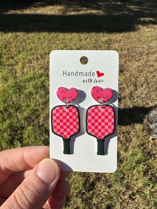 Pickle Ball Earrings