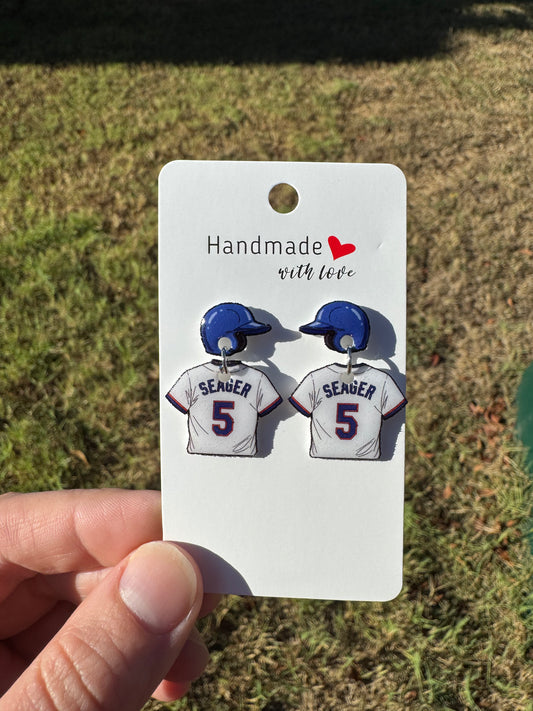 Custom Baseball Earrings