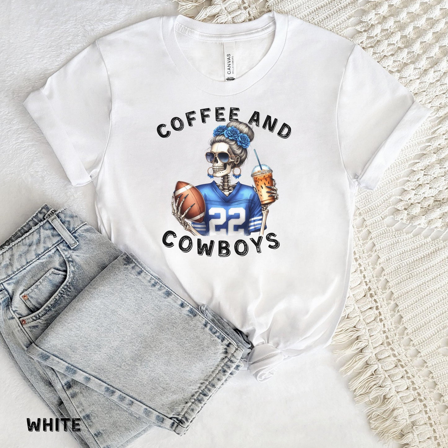Bella Canvas Cowboys Shirt Womens Shirt Dallas Cowboys Tee Texas Football Shirt Game Day Shirt Sunday Football Dallas Cowboys Tailgate Tee