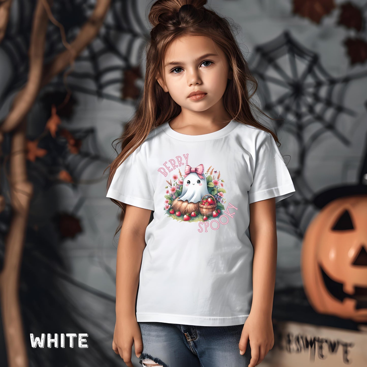 Berry Spooky Toddler Halloween Shirt Cute Halloween Shirt Toddler Fall Shirt Ghost Tee Cute Ghost Shirt