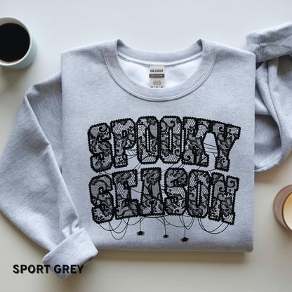 Cute Spooky Season Sweatshirt,Halloween Sweatshirt, Womens Halloween Sweatshirt, Cute Fall Sweater, Gift For Halloween, Spooky Season Shirt