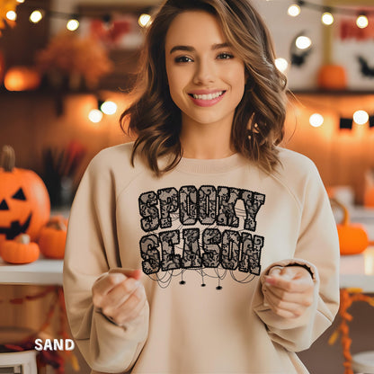 Cute Spooky Season Sweatshirt Halloween Sweatshirt  Womens Halloween Sweatshirt Cute Fall Sweater Womens Crewneck Spooky Season Crewneck