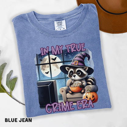 Cute Halloween Shirt In My True Crime Era Spooky Season Womens Shirts Fall Shirt Cute Pumpkin Shirt Comfort Colors Womens Fall Shirt