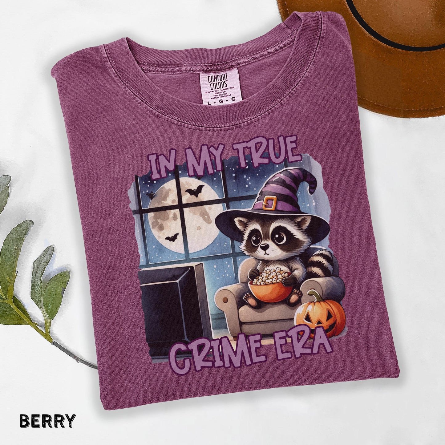 Cute Halloween Shirt In My True Crime Era Spooky Season Womens Shirts Fall Shirt Cute Pumpkin Shirt Comfort Colors Womens Fall Shirt