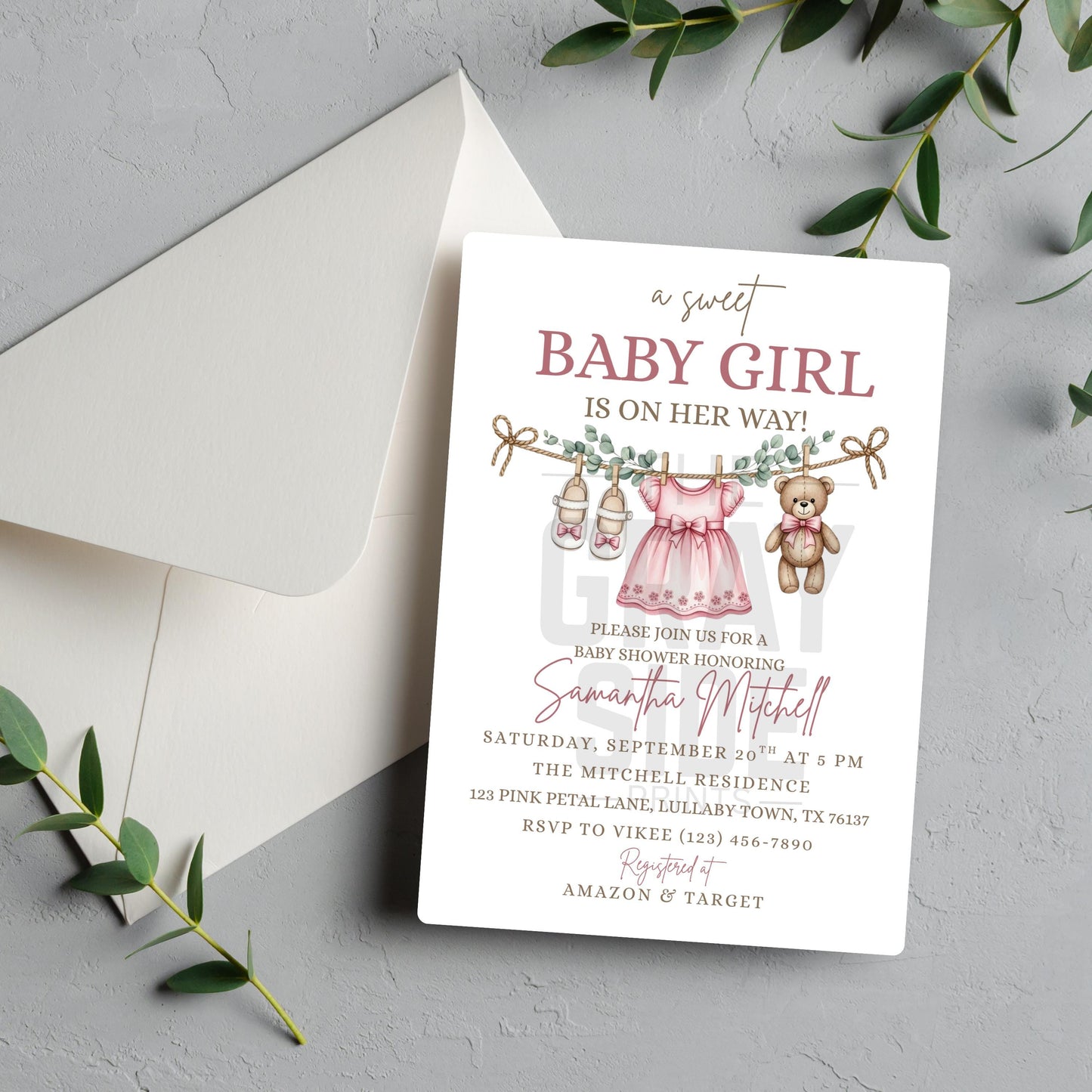 Boho Girl Baby Shower Invitation Boho Baby Invite Editable Instant Download Digital Invitation Girl Baby Shower Sweet Baby Girl Invite