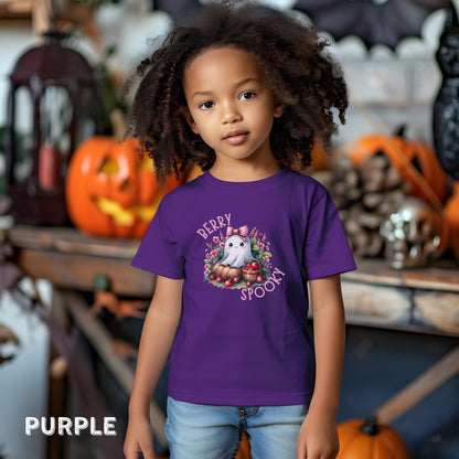Berry Spooky Kids Halloween Shirt Cute Halloween Shirt Kids Fall Shirt Ghost Tee Cute Ghost Shirt