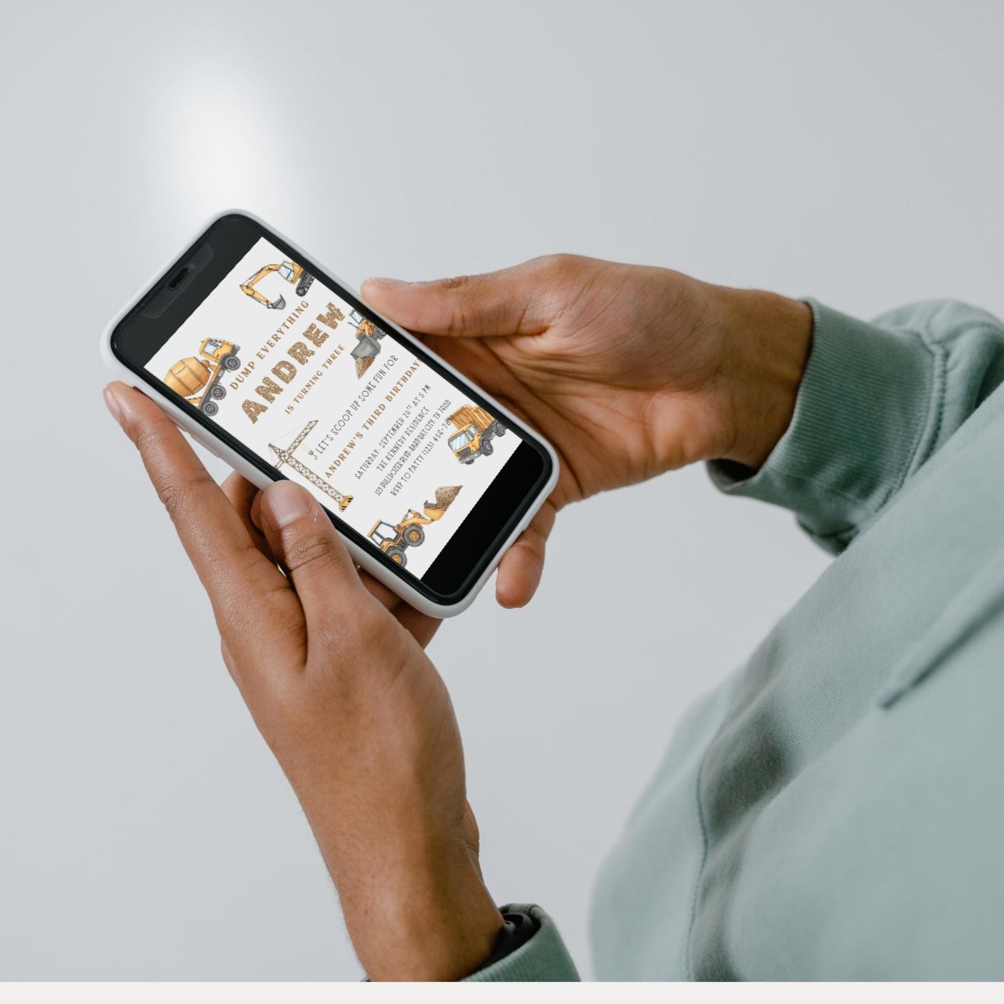 Dump Everything Birthday Invitation Editable Construction Theme Party Template Boys Truck Birthday Invite Instant Download Canva Printable