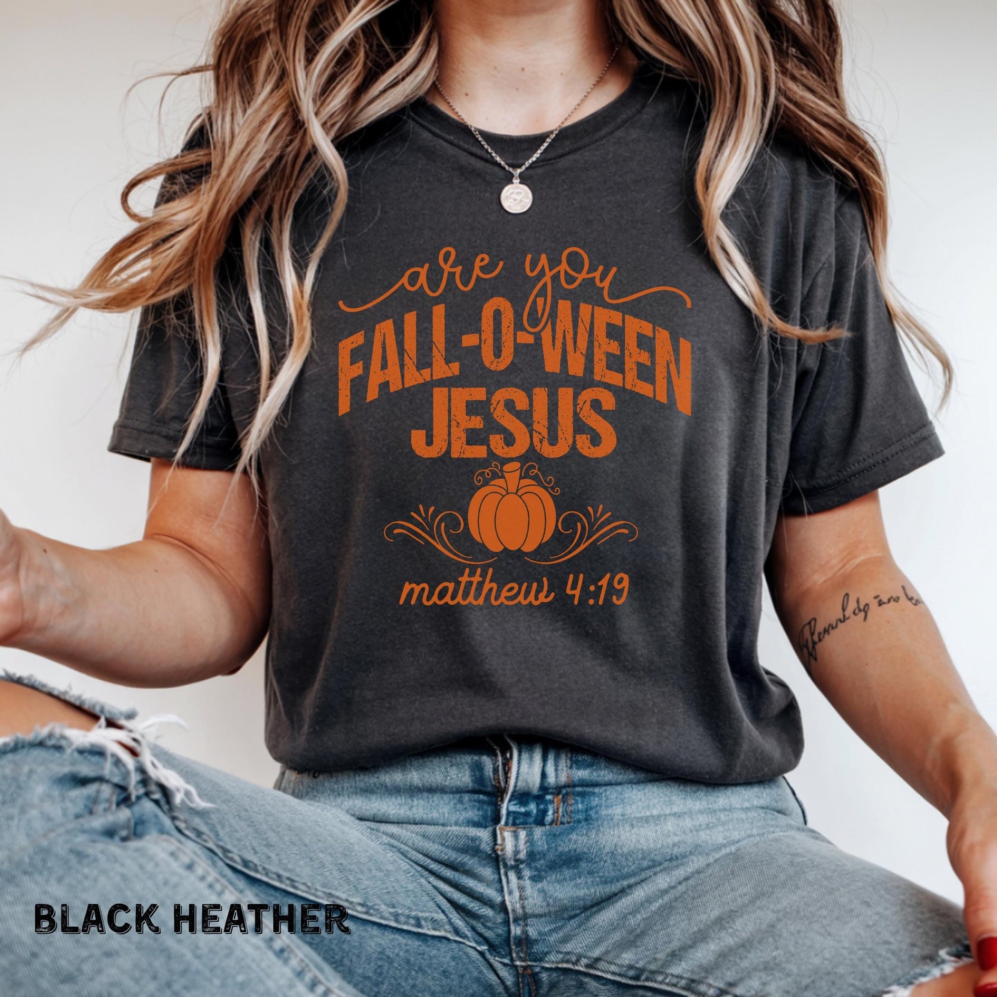 Fall Faith Shirt Womens Christian Shirt Cute Womens Fall Shirt Retro Fall Shirt Bible Shirt Thankful Shirt Matthew Shirt