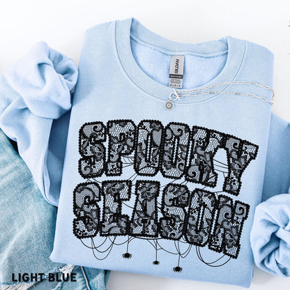 Cute Spooky Season Sweatshirt Halloween Sweatshirt  Womens Halloween Sweatshirt Cute Fall Sweater Womens Crewneck Spooky Season Crewneck