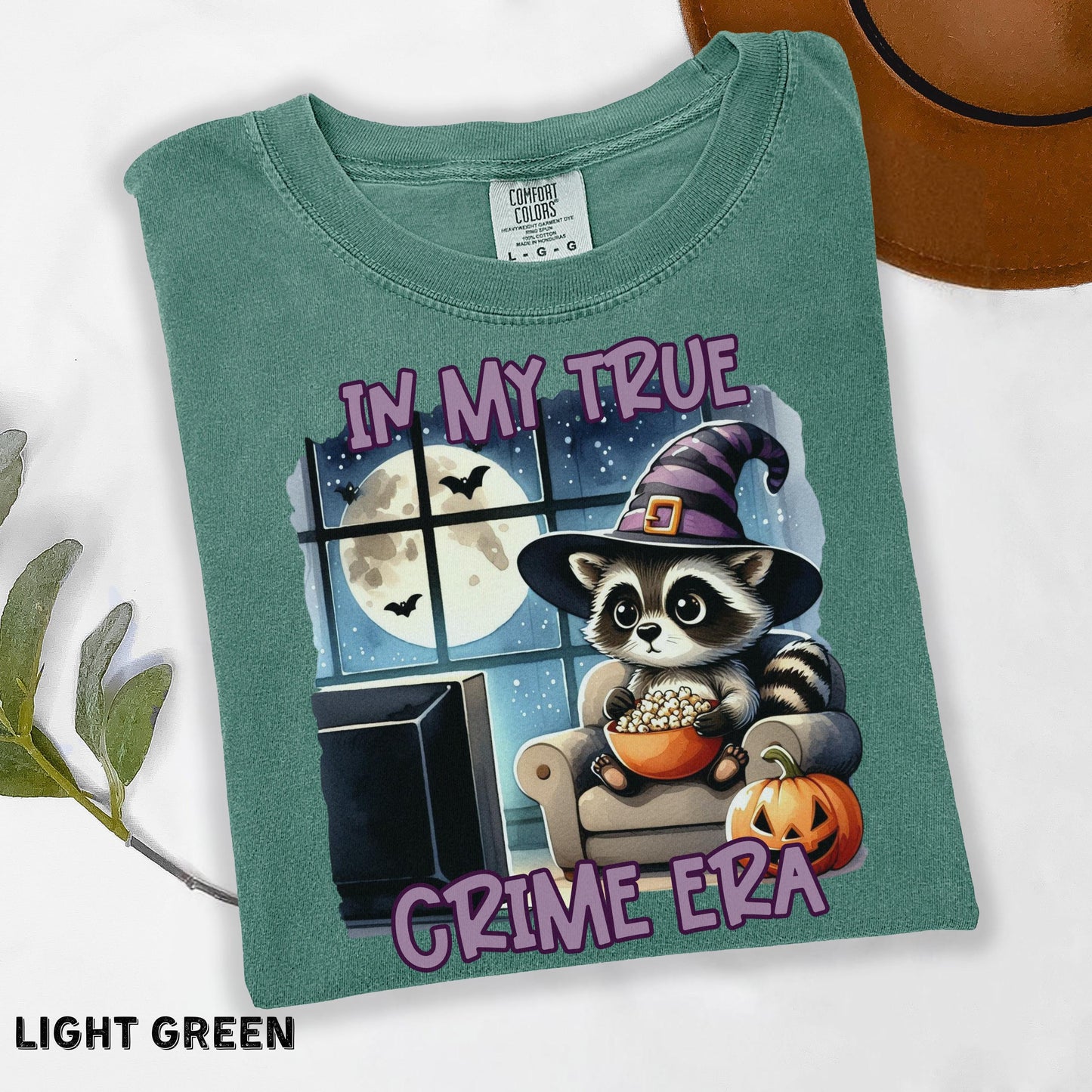 Cute Halloween Shirt In My True Crime Era Spooky Season Womens Shirts Fall Shirt Cute Pumpkin Shirt Comfort Colors Womens Fall Shirt