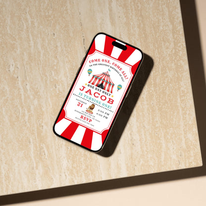 Come One Come All Carnival Birthday Invitation Carnival Invite Circus Birthday Invitation Circus Invite Boys Circus Birthday Invite