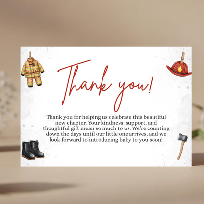 A Little Firefighter Baby Shower Bundle Baby Shower Bundle Invitation Fire Truck Baby Shower Fireman Invite Boy Baby Shower Girl Baby Shower