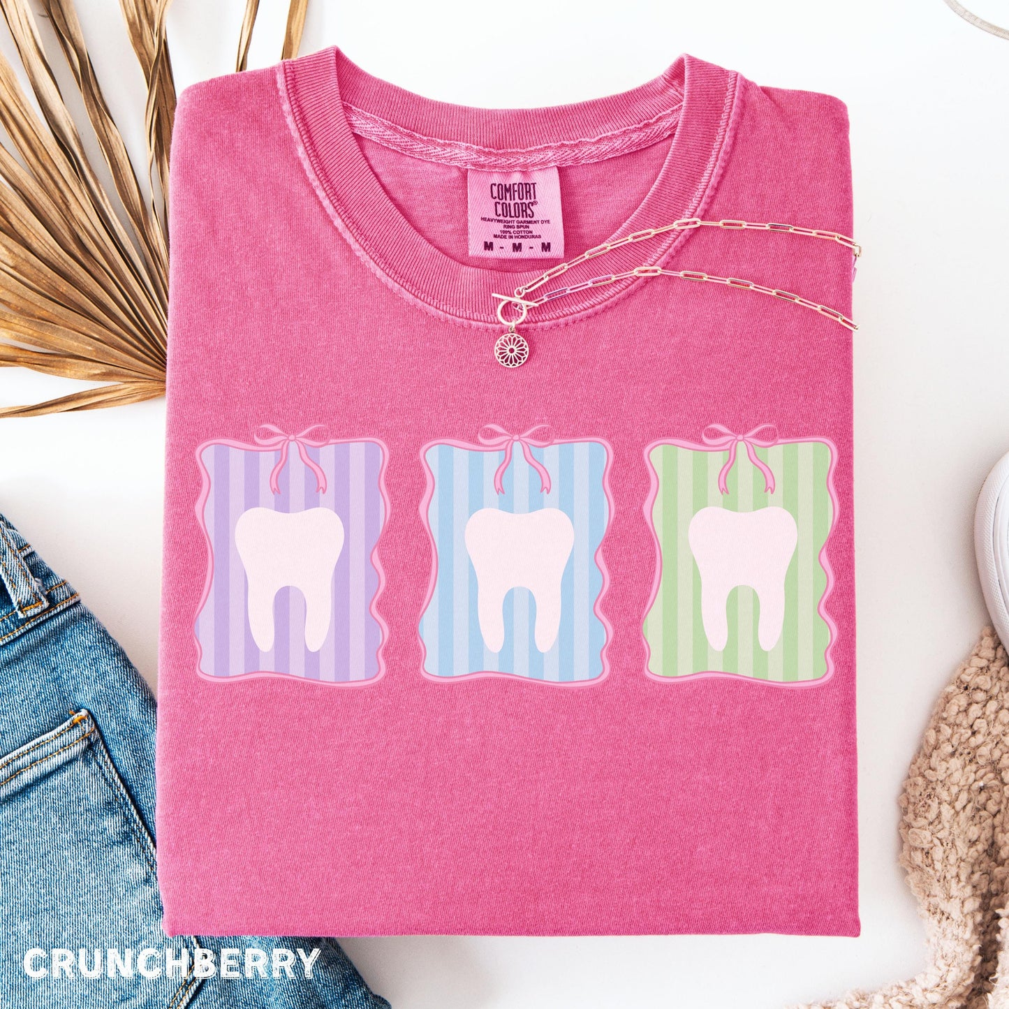 Comfort Colors Dental Sweatshirt RDH Dental Hygiene Coquette Dental Assistant Shirt RDA Ortho Crew Tee Gift for Dental Hygienist Shirt