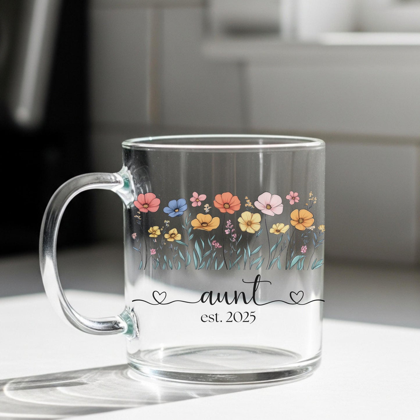 Grandma Personalized Gift New Grandma Gift Grandma Mug Pregnancy Announcement Personalized Floral Mug Floral Coffee Cup Personalized Mug