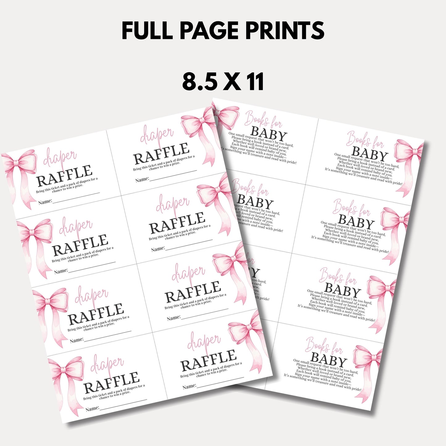 Pink Bow Baby Shower Invitation Editable Elegant Watercolor Coquette Bow Invitation Pink Girl Baby Shower Invite Pink Ribbon Baby Shower