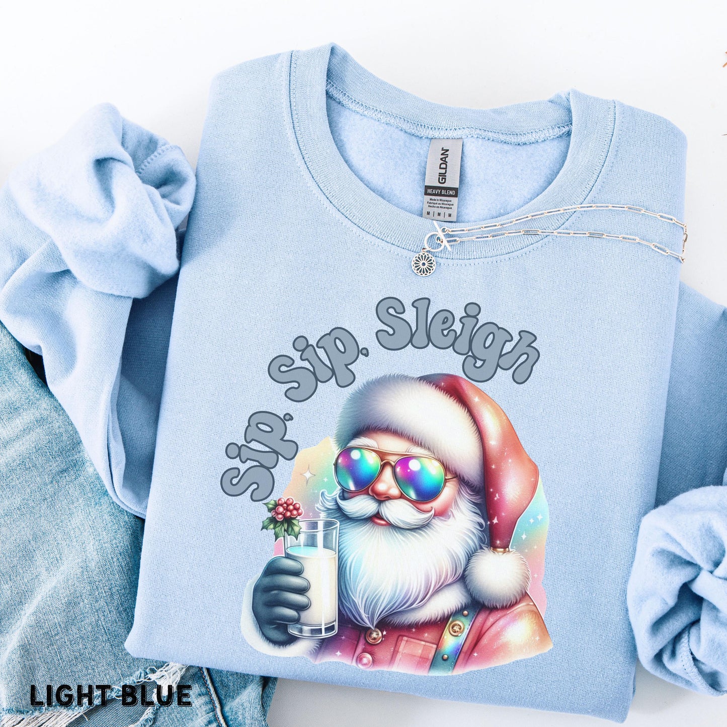 Funny Santa Shirt Christmas Shirt Funny Santa Tee Cute Christmas Shirt Sleigh Christmas Shirt Funny Santa Sweatshirt Christmas Sweatshirt