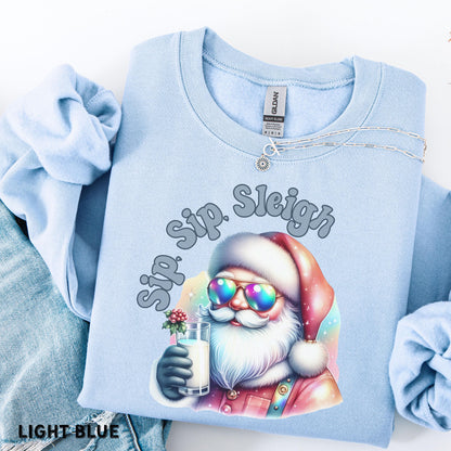 Funny Santa Shirt Christmas Shirt Funny Santa Tee Cute Christmas Shirt Sleigh Christmas Shirt Funny Santa Sweatshirt Christmas Sweatshirt