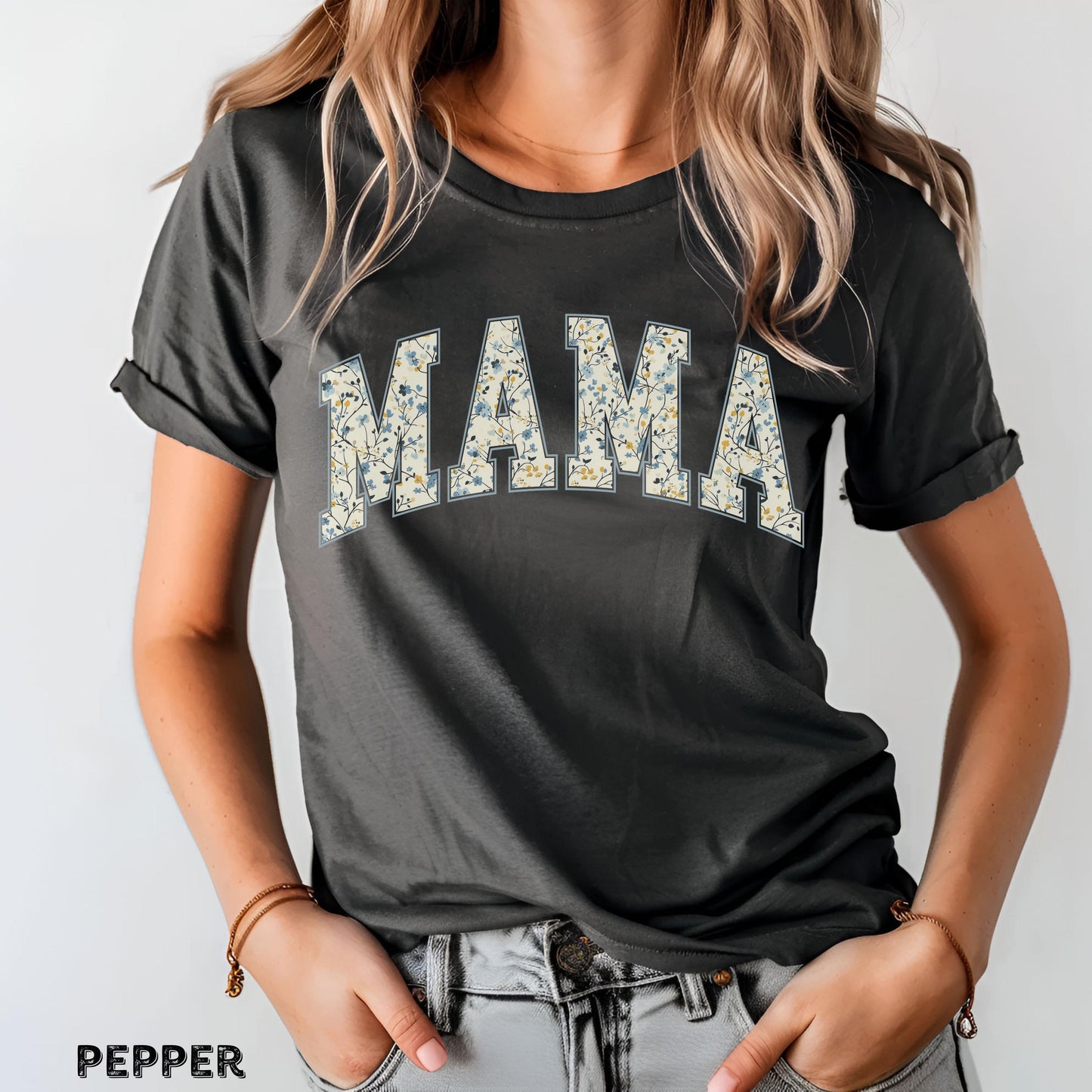 Floral Mama Shirt Comfort Colors Mama Shirt Gift for Mom Cute Mom Shirt Mama Tshirt Retro Mom Tee Mothers Day Gift Cute Mama Sweatshirt