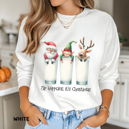 Funny Christmas Shirt Comfort Colors Santa Shirt Adult Humor Tee Christmas Sweatshirt Santa Sweatshirt Elf Shirt Funny Xmas Shirt Womens Tee