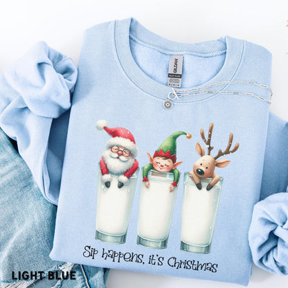 Funny Christmas Shirt Comfort Colors Santa Shirt Adult Humor Tee Christmas Sweatshirt Santa Sweatshirt Elf Shirt Funny Xmas Shirt Womens Tee