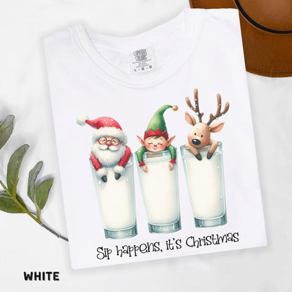 Funny Christmas Shirt Comfort Colors Santa Shirt Adult Humor Tee Christmas Sweatshirt Santa Sweatshirt Elf Shirt Funny Xmas Shirt Womens Tee