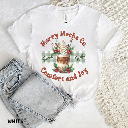 Christmas Coffee Comfort Colors Shirt Christmas T Shirt Coffee Christmas Shirt Coffee Lover Gift Christmas T Shirt Gift for Coffee Lover