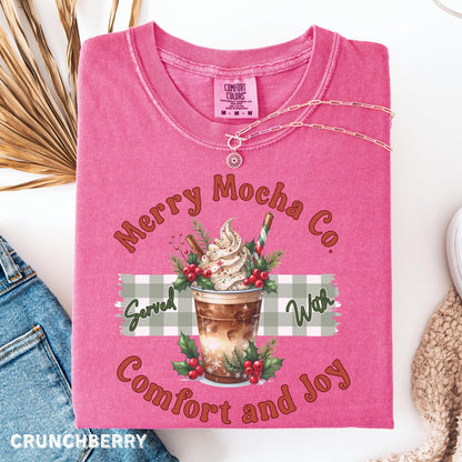 Christmas Coffee Comfort Colors Shirt Christmas T Shirt Coffee Christmas Shirt Coffee Lover Gift Christmas T Shirt Gift for Coffee Lover