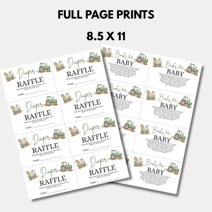 It's a Boy Tractor Baby Shower Invitation Farm Baby Shower Invite Country Baby Shower Invitation Template Boy Baby Shower Invite Baby Bundle