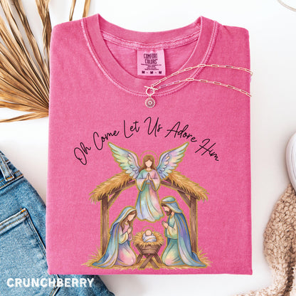 Greatest Gift of all Nativity Shirt Christian Christmas Shirt Religious Christmas Shirt Merry Christmas Tee Bible Verse Shirt