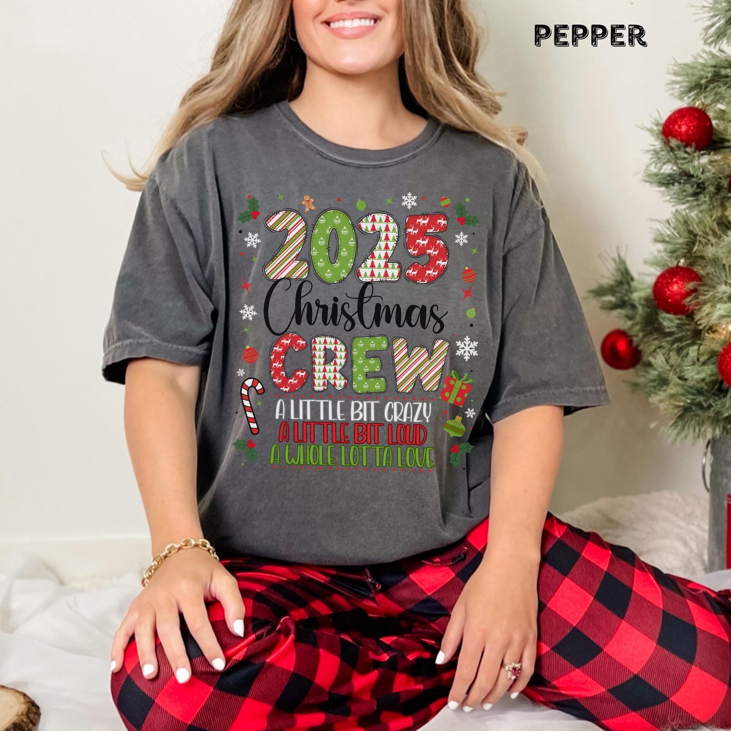 Family Matching Christmas Tshirt, Christmas Crew 2025 Shirt Family Christmas 2025 Shirt, Christmas Crew Matching Shirts Christmas Sweatshirt
