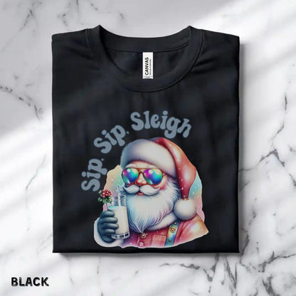 Funny Santa Shirt Christmas Shirt Funny Santa Tee Cute Christmas Shirt Sleigh Christmas Shirt Funny Santa Sweatshirt Christmas Sweatshirt