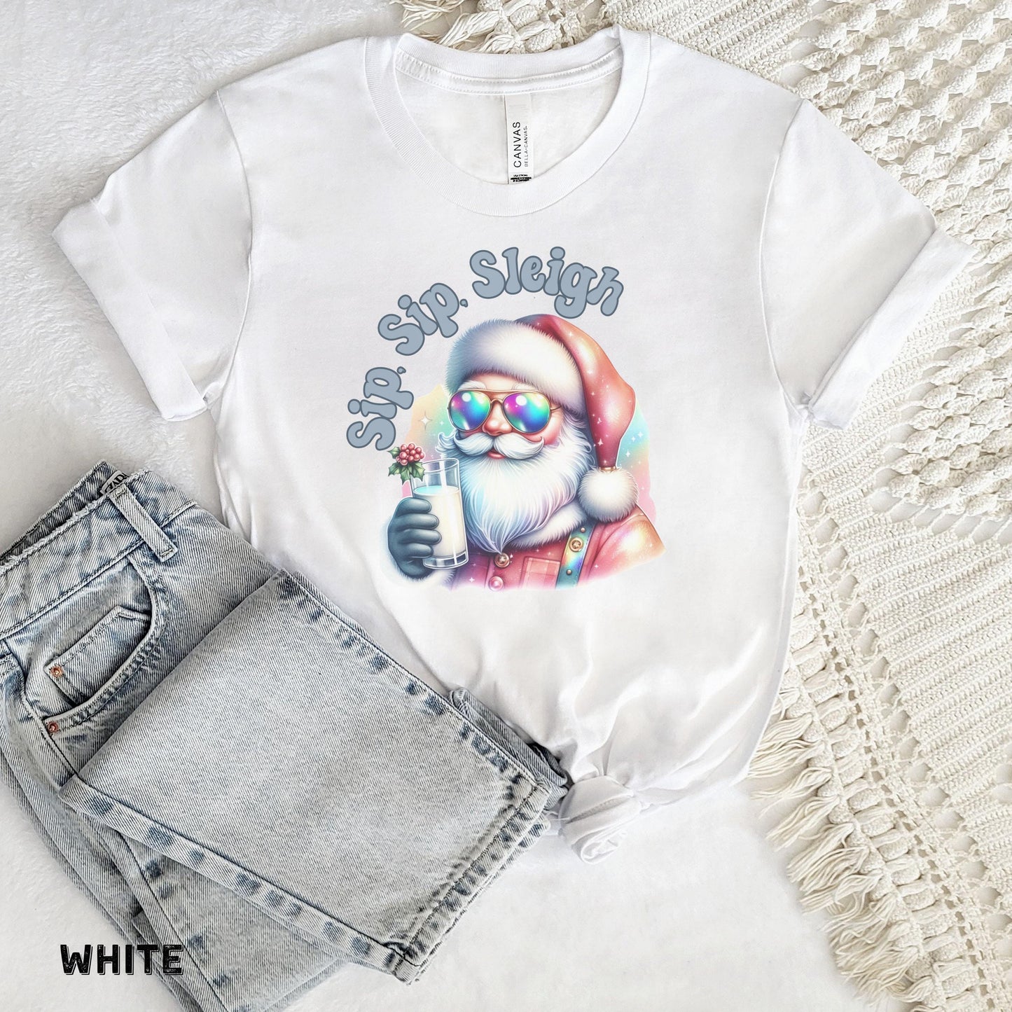 Funny Santa Shirt Christmas Shirt Funny Santa Tee Cute Christmas Shirt Sleigh Christmas Shirt Funny Santa Sweatshirt Christmas Sweatshirt