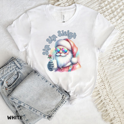 Funny Santa Shirt Christmas Shirt Funny Santa Tee Cute Christmas Shirt Sleigh Christmas Shirt Funny Santa Sweatshirt Christmas Sweatshirt