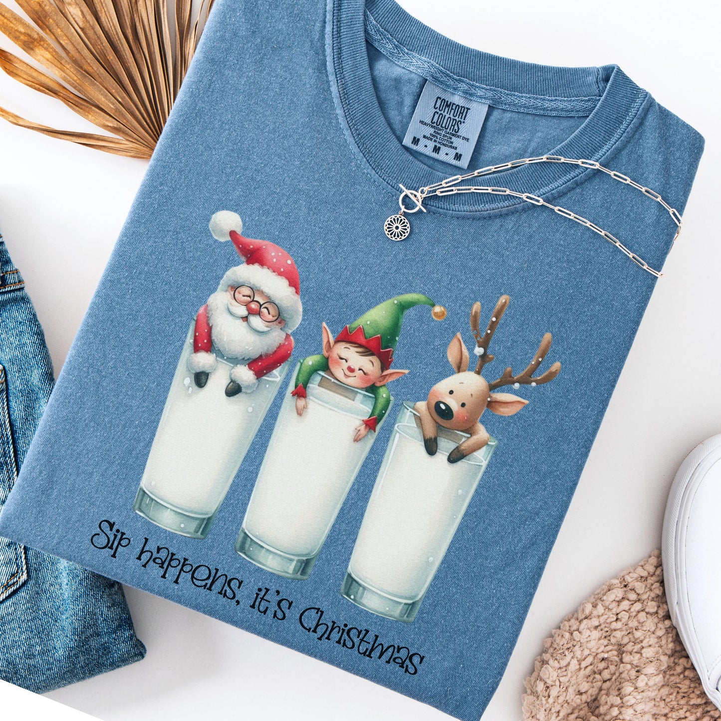 Funny Christmas Shirt Comfort Colors Santa Shirt Adult Humor Tee Christmas Sweatshirt Santa Sweatshirt Elf Shirt Funny Xmas Shirt Womens Tee