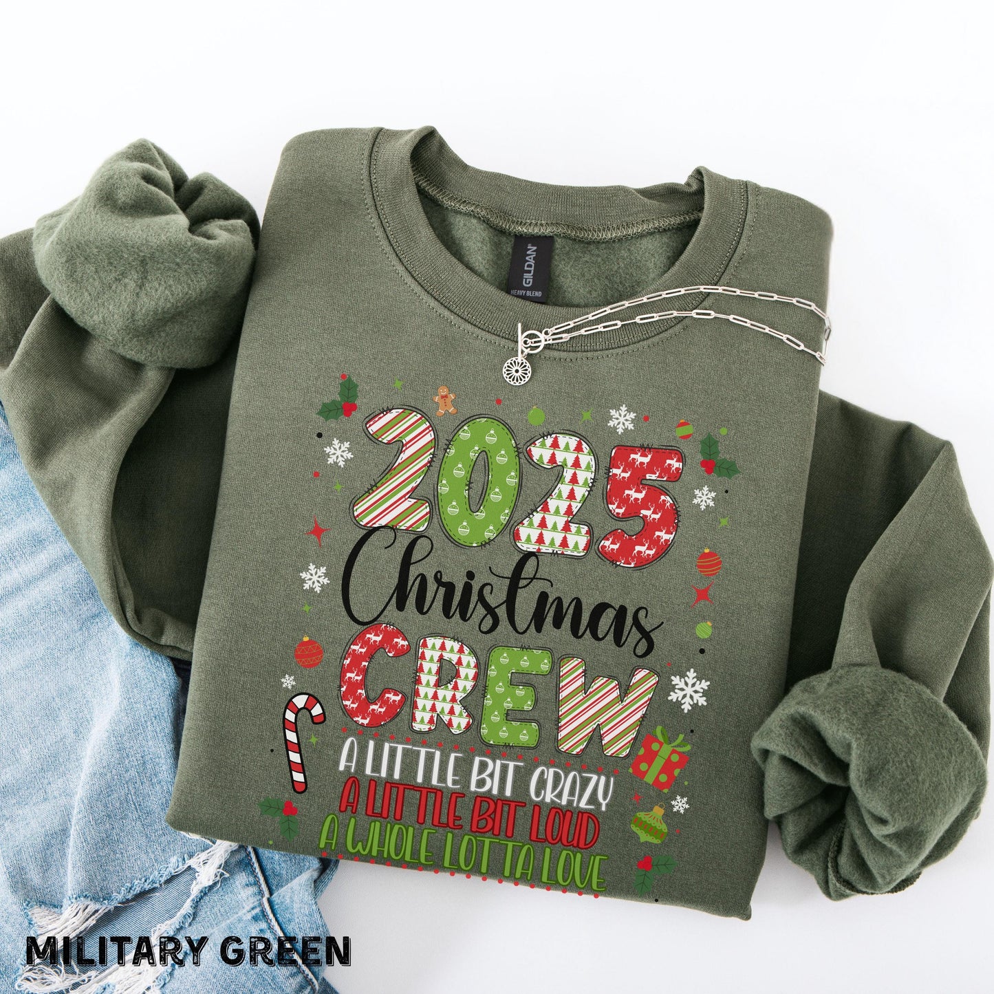 Family Matching Christmas Tshirt, Christmas Crew 2025 Shirt Family Christmas 2025 Shirt, Christmas Crew Matching Shirts Christmas Sweatshirt
