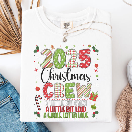 Family Matching Christmas Tshirt, Christmas Crew 2025 Shirt Family Christmas 2025 Shirt, Christmas Crew Matching Shirts Christmas Sweatshirt